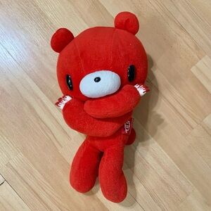 Red Plush Gloomy Bear  - no tags, fair condition